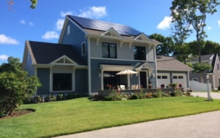 Image of a passive house with insulation done by The Green Cocoon for maximum energy efficiency.