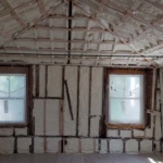 The Green Cocoon added closed cell spray foam to this room.