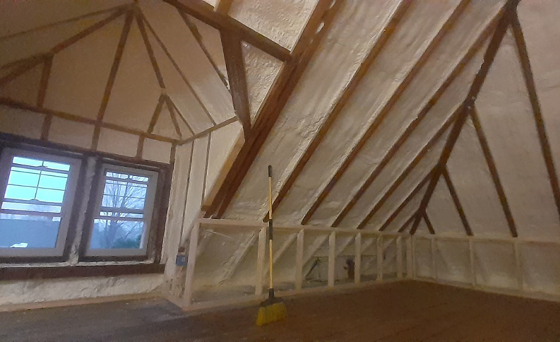 The Green Cocoon - Attic Ventilation problem showing mold