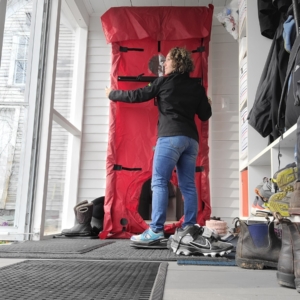 Blower Door Testing - Candace Lord, VP, The Green Cocoon insulation