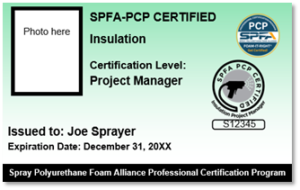 SPFA PCP Certificate