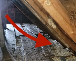 Vermiculite in attic