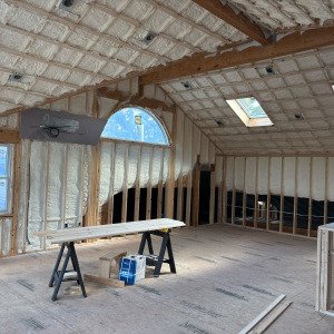 The Green Cocoon used ROCKWOOL Comfortboard® 80 on Arlington home